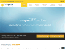 Tablet Screenshot of amsparx.com